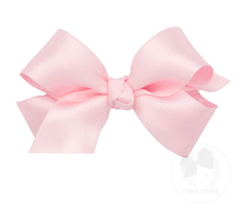 Load image into Gallery viewer, WEE ONES MINI FRENCH SATIN HAIRBOW (\KNOT WRAP ) WHITE &amp; MORE COLORS