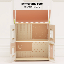 Load image into Gallery viewer, LE TOY VAN ROSEHEART WOODEN DOLLS HOUSE, FURNITURE &amp; FAMILY
