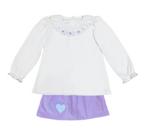 Load image into Gallery viewer, HEART MILEY SKORT SET - ZUCCINI KIDS