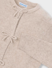 Load image into Gallery viewer, MYRL GIRL KNIT CARDIGAN WITH BOWS