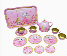 Load image into Gallery viewer, CLARIS THE CHICEST MOUSE IN PARIS PICNIC BASKET TEA SET