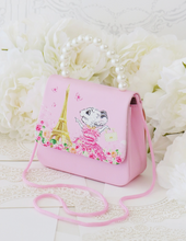 Load image into Gallery viewer, CLARIS THE CHICEST MOUSE IN PARIS  HANDBAG WITH PEARL HANDLE