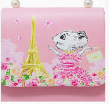Load image into Gallery viewer, CLARIS THE CHICEST MOUSE IN PARIS  HANDBAG WITH PEARL HANDLE