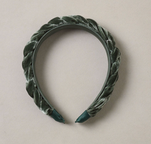 Load image into Gallery viewer, NORALEE BRAIDED HEADBAND | GREEN