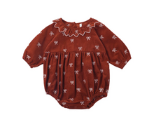 Load image into Gallery viewer, RYLEE + CRU FREYA ROMPER BOWS