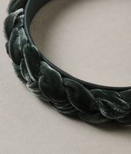 Load image into Gallery viewer, NORALEE BRAIDED HEADBAND | GREEN