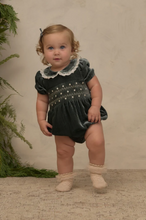 Load image into Gallery viewer, NORALEE ELIZABETH ROMPER GREEN