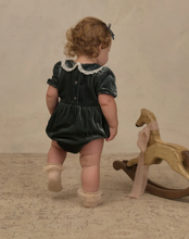 Load image into Gallery viewer, NORALEE ELIZABETH ROMPER GREEN