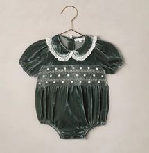 Load image into Gallery viewer, NORALEE ELIZABETH ROMPER GREEN