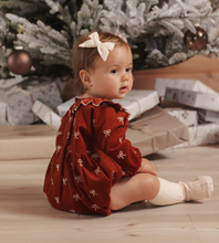 Load image into Gallery viewer, RYLEE + CRU FREYA ROMPER BOWS