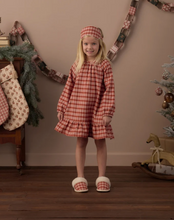 Load image into Gallery viewer, RYLEE + CRU HOLLY NIGHTGOWN RUBY PLAID