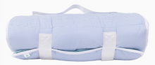 Load image into Gallery viewer, THE NAP MAT IN NAVY MINI STRIPE