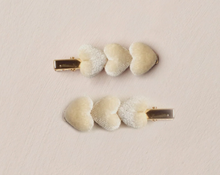 Load image into Gallery viewer, NORALEE VELVET HEARTH CLIPS PINK MORE COLORS                                                      NLA034KEEL-OS