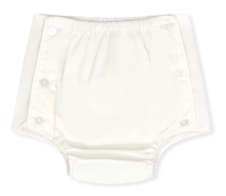 BABY DIAPER COVER WHITE | LULLABY SET