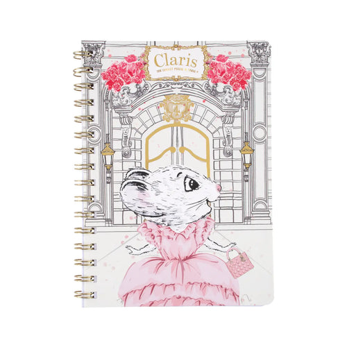 CLARIS THE CHICEST MOUSE IN PARIS - SPIRAL NOTEBOOK