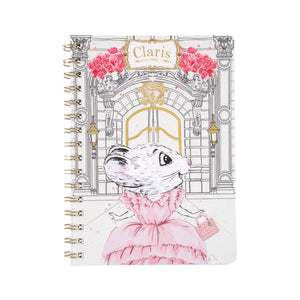 CLARIS THE CHICEST MOUSE IN PARIS - SPIRAL NOTEBOOK