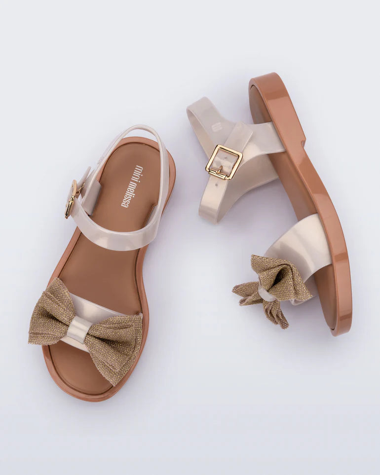 MINI MELISSA MAR SANDAL SWEET BB MILKY BEIGE/BROWN – Lullaby