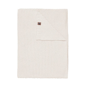 KYTE BABY CHUNKY KNIT TODDLER BLANKET | OAT