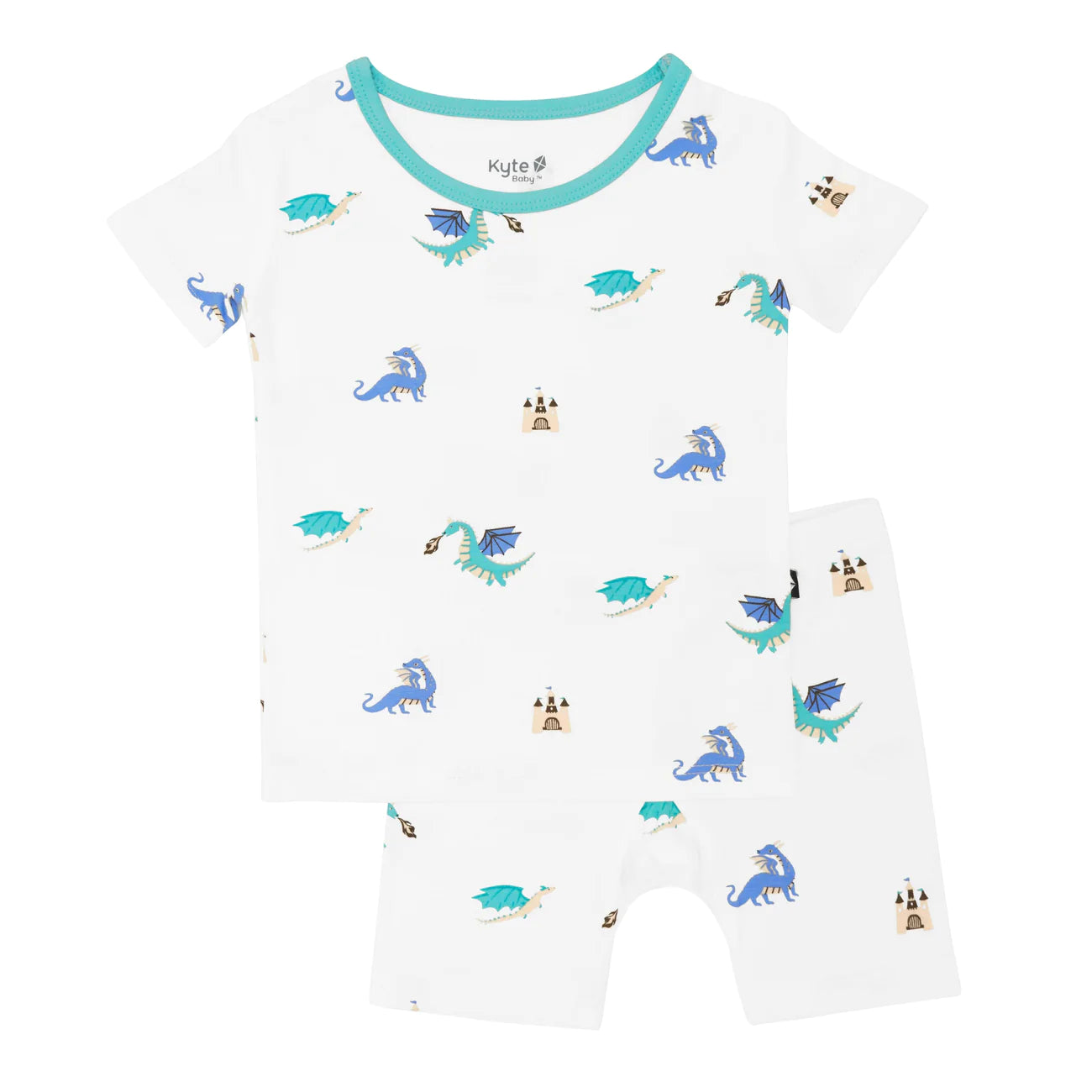Kyte Baby Short Sleeve Toddler Pajama Set - Dragon Kyte Baby Short Sleeve Toddler Pajama Set - Dragon