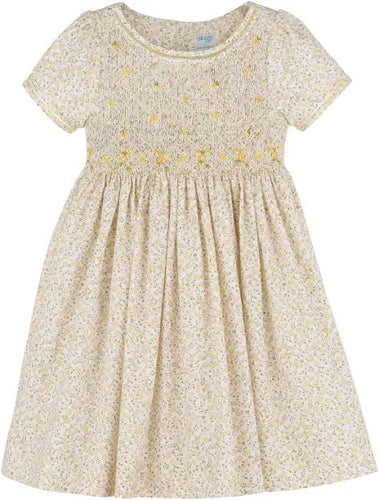 LULI & ME WILDFLOWERS SMOCK DRESS