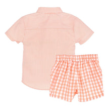 Load image into Gallery viewer, NEW CLASSIC&#39;S BABY SHORT SET ORANGE