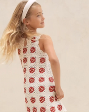 Load image into Gallery viewer, RYLEE &amp; CRU CROCHET TANK DRESS || STRAWBERY