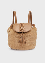 Load image into Gallery viewer, FAUX FUR BACKPACK IN CAMEL | MORE COLORS | ABEL &amp; LULA