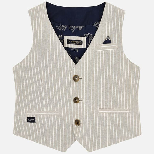MAYORAL TAILORED LINEN VEST