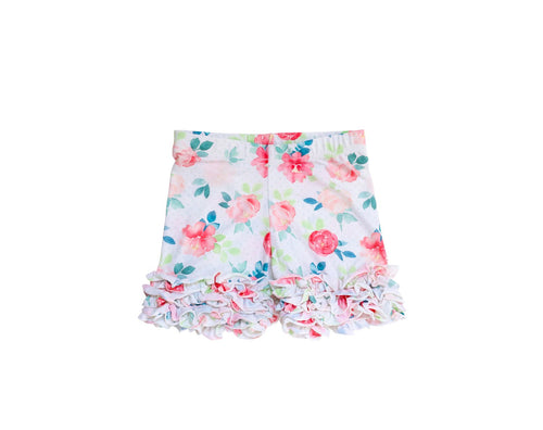 BE GIRL FLORAL RUFFLED SHORTIES