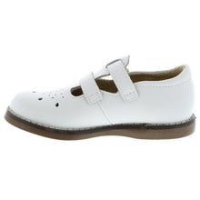 Load image into Gallery viewer, DANIELLE DOUBLE STRAP SHOE IN WHITE  |  FOOTMATES