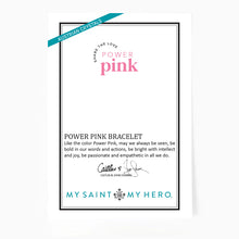 Load image into Gallery viewer, SHARE THE LOVE | POWER PINK IN GOLD | MY SAINT MY HERO
