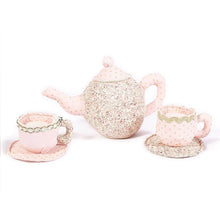 Load image into Gallery viewer, FLORAL STUFFED TEA SET | MONAMI DESIGNS