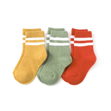 Load image into Gallery viewer, GARDEN STRIPED MIDI SOCKS | LITTLE STOCKING