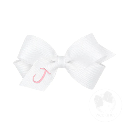 BABY & TODDLER MINI MONOGRAM HAIR BOW