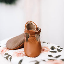 Load image into Gallery viewer, LITTLE LOVE BUG&#39;S | PECAN T BAR MARY JANE SHOES |