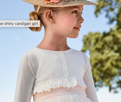 ABEL & LULA CARDIGAN IN CREAM