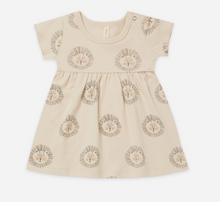Load image into Gallery viewer, QUINCY MAE SHORT SLEEVE LIONS DRESS