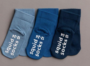 BAMBOO SOCKS IN  BLUES | MORE COLORS | SQUID SOCKS