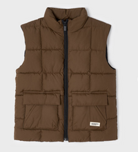 Load image into Gallery viewer, QUILTED VEST IN MOCHA | MAYORAL