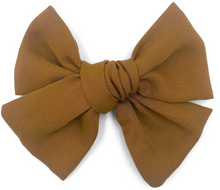 Load image into Gallery viewer, CARAMEL MIDI BOW IN A CLIP
