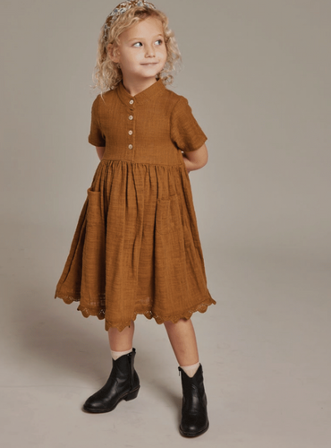 ESME DRESS IN CHARTREUSE | RYLEE & CRUE ON SALE