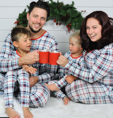 LIMITED EDITION | HOLIDAY PLAID BAMBOO MEN'S PAJAMA SET | BELLABU BEAR | SALE