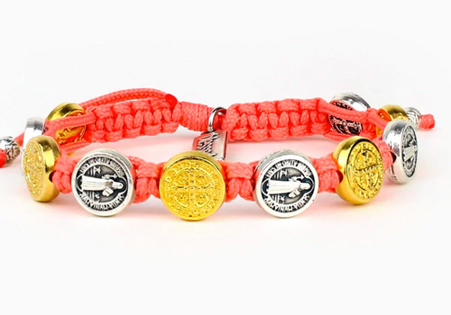 BENEDICTINE BLESSING BRACELETS | MIXED MEDALS | MY SAINT MY HERO