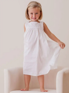 CHELSEA WHITE COTTON DRESS | JACARANDA