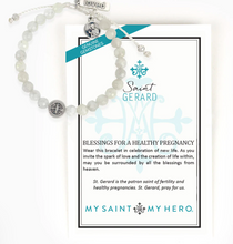 Load image into Gallery viewer, ST GERARD BLESSINGS FOR A HEALTHY PREGNANCY BRACELET