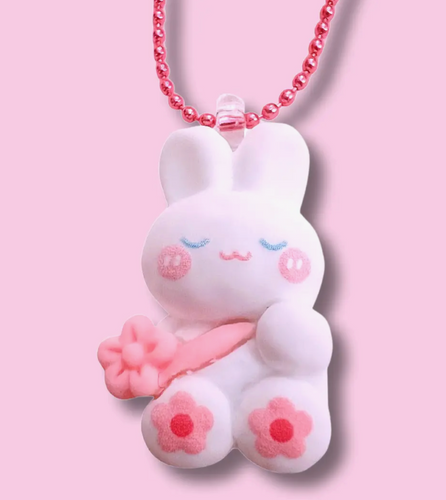POP CUTIE MOCHI BUNNY KIDS NECKLACES | EASTER