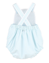 Load image into Gallery viewer, SOPHIE AND LUCAS POCKET BUNNIES SUNSUIT LIGHT BLUE