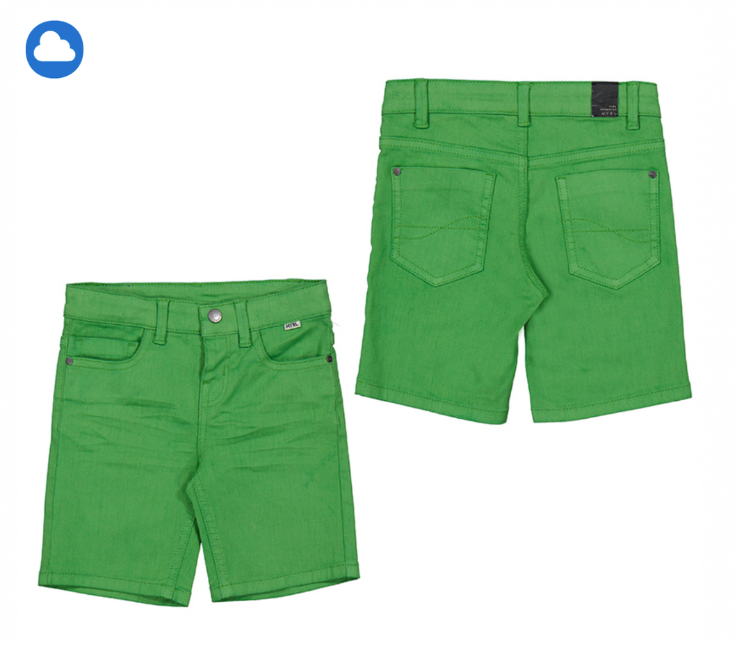 STRECH TWILL SHORTS IN VERDE BY MAYORAL