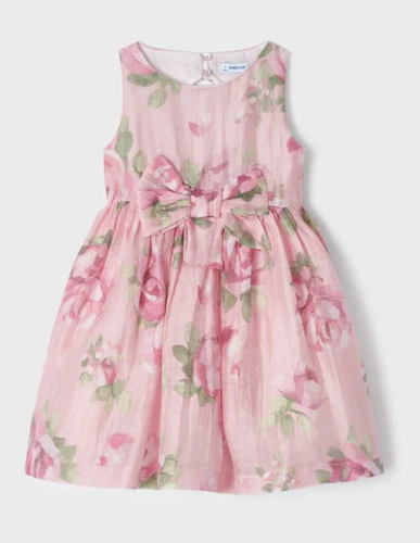 PRINTED LINEN DRESS BY MAYORAL