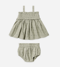 Load image into Gallery viewer, MAE SMOCKED TOP &amp; BLOOMER SET | DOTTY | QUINCY MAE